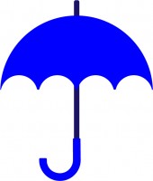傘　青