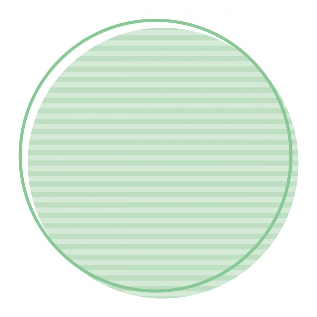 緑色ボーダーの丸枠 無料イラスト素材 素材ラボ