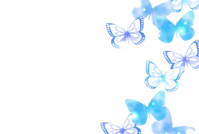 水彩風の蝶々の背景 無料イラスト素材 素材ラボ