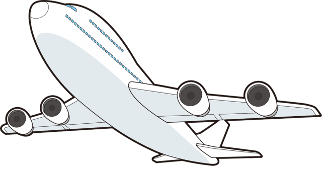 ジャンボ旅客機 無料イラスト素材 素材ラボ
