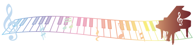 ピアノと鍵盤のラ…