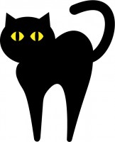 黒猫 かわいい無料イラスト 使える無料雛形テンプレート最新順 素材ラボ