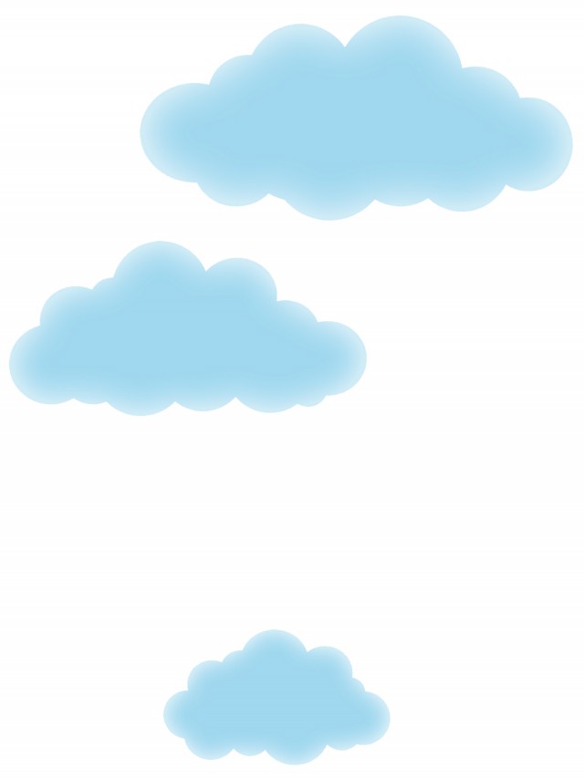 雲の壁紙画像シンプル背景素材イラスト