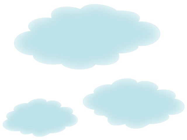 雲の壁紙画像シンプル背景素材イラスト　