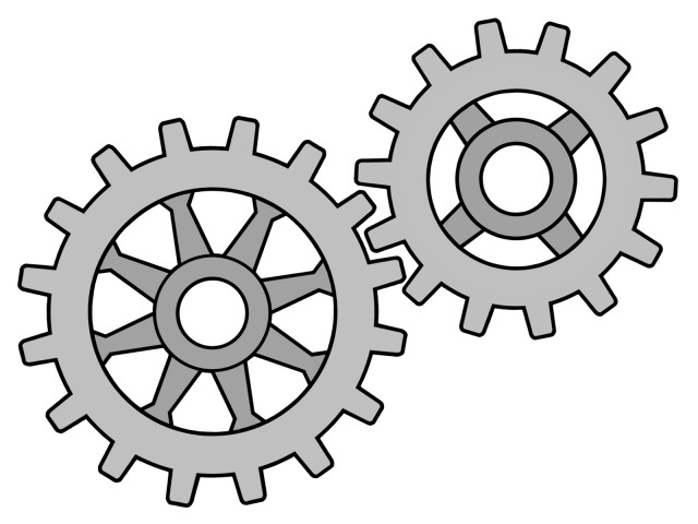 歯車の壁紙画像シンプル背景素材イラスト 無料イラスト素材 素材ラボ