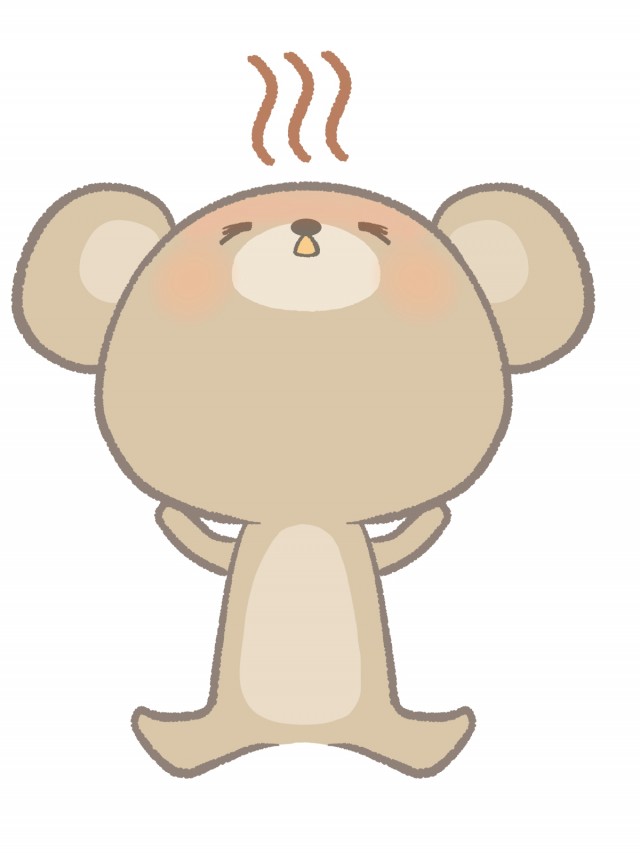 熱中症のクマイラスト 無料イラスト素材 素材ラボ