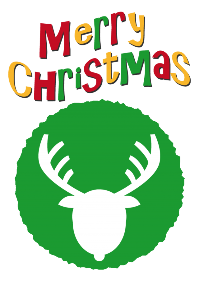 クリスマス図案 北欧風クリスマスカード 02 無料イラスト素材 素材ラボ