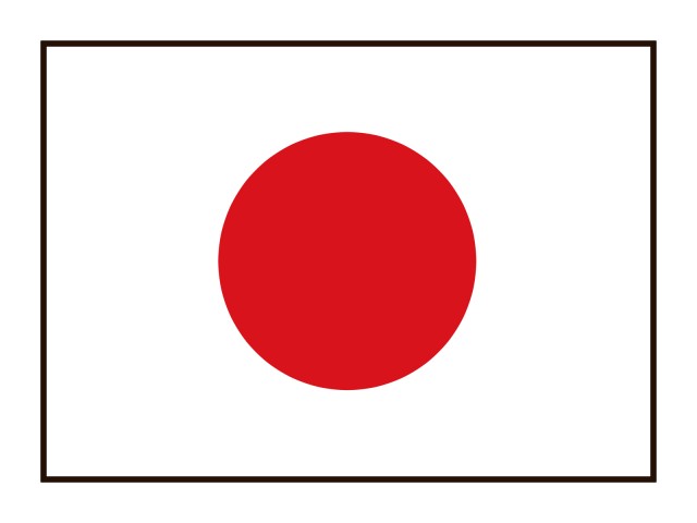 シンプルな日本国旗