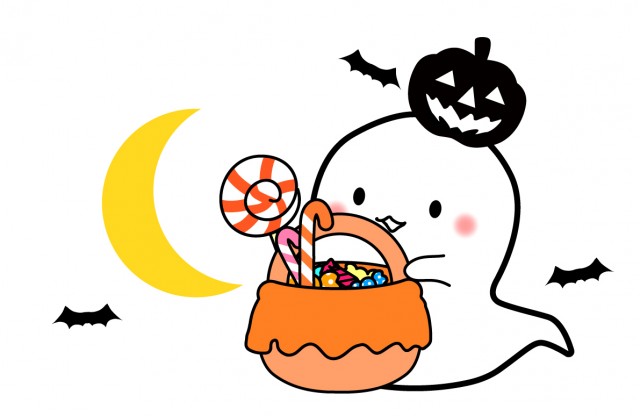 ハロウィンお化けのイラスト素材 無料イラスト素材 素材ラボ