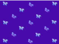 ブルーの蝶々のパ…