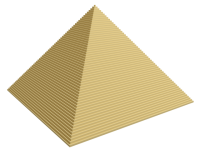 ピラミッドの3D…