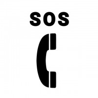 SOS　電話　受…