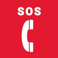 SOS　電話　受…