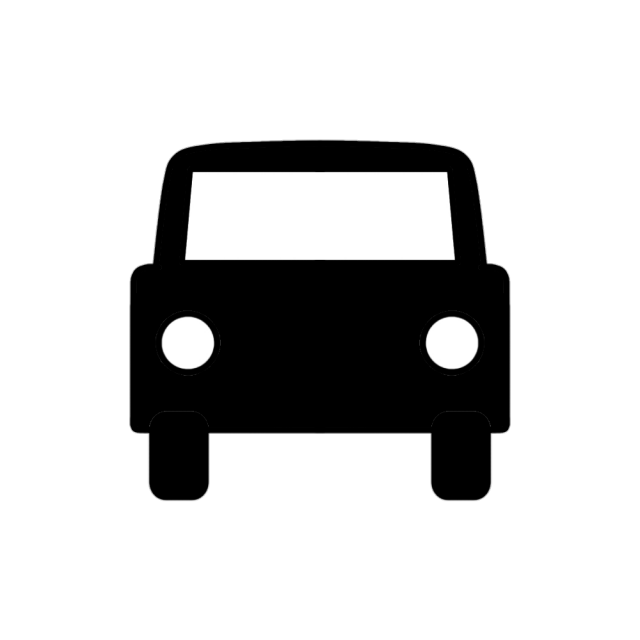車 自動車 シルエット 黒 正面 無料イラスト素材 素材ラボ