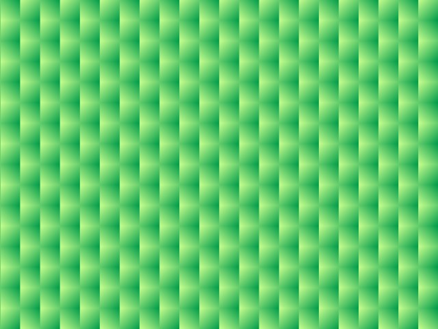 シームレスかつ立体的な幾何学模様の壁紙・緑