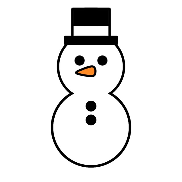 雪だるま スノーマン クリスマス 冬 無料イラスト素材 素材ラボ