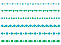 星型や三角形のシ…