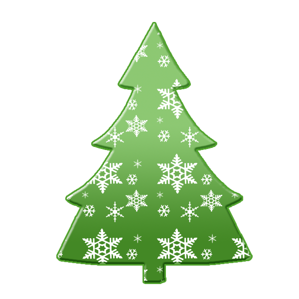 クリスマスツリー パターン4 緑 無料イラスト素材 素材ラボ