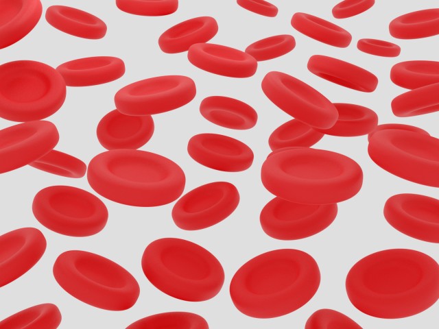 赤血球のリアルな3DCG背景素材
