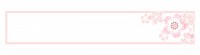桜の花のフレーム…
