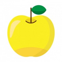 黄色いりんご
