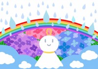 てるてる坊主と雨…