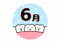 かわいい歯と「６…