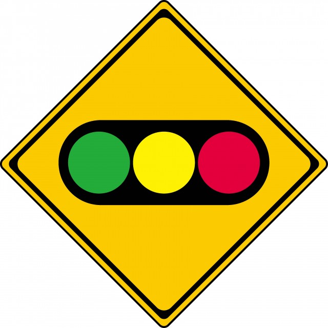 信号機　道路標識