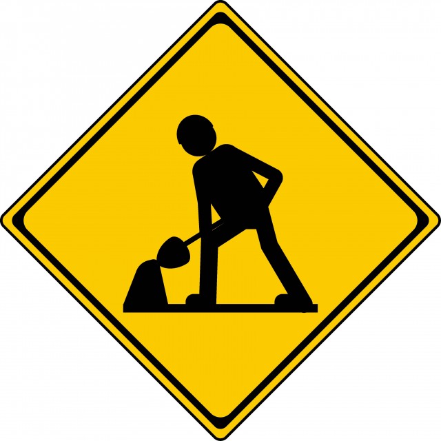 工事　道路標識