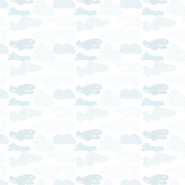 和柄つきの雲パターン背景 Csai Png 無料イラスト素材 素材ラボ
