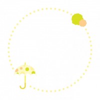 黄色い傘のフレー…